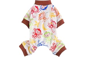 DOSUYI Dog Pajamas - XXS Dog Clothes - Dog Sweater - Dog Pjs - Dog Clothes for Small Dogs - Dog Pajamas Small Sized Dog - Chihuahua Sweater - Dog Onesie - Pet Puppy Outfit