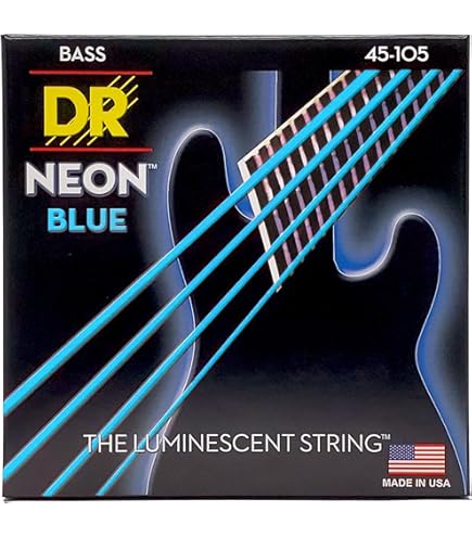 Amazon.com: DR Strings Hi-Def Neon Red Bass Lite : Musical Instruments