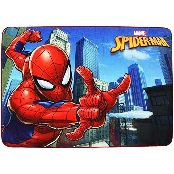Elemed Sm12340 Spiderman Teppich 95x133cm Disp Mehrfarbig Amazon