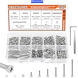 HELIFOUNER 420 Pieces M2 x 6mm /8mm /10mm /12mm