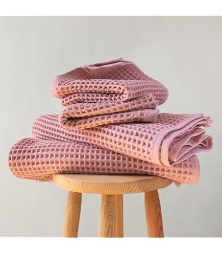 Sea Me At Home Waffle Bath Sheet - 100% Turkish Cotton, 34x67 Inches, Luxurious Spa Towel - View #8