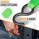 FORTEM Ratchet Straps 748kg 4 Pack 4.6m x 2.54cm with Soft Loops view 3