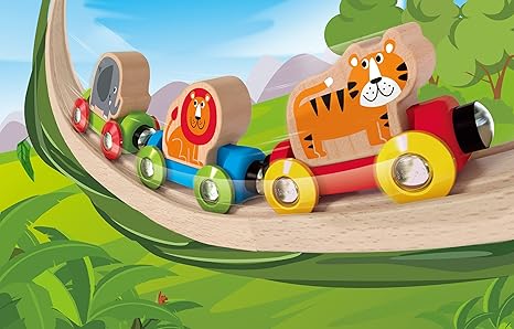 hape jungle train journey set