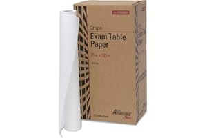 PROADVANTAGE IMCO P751021 Pro Advantage Exam Table Paper Creped, (Pack of 12), White, 21"