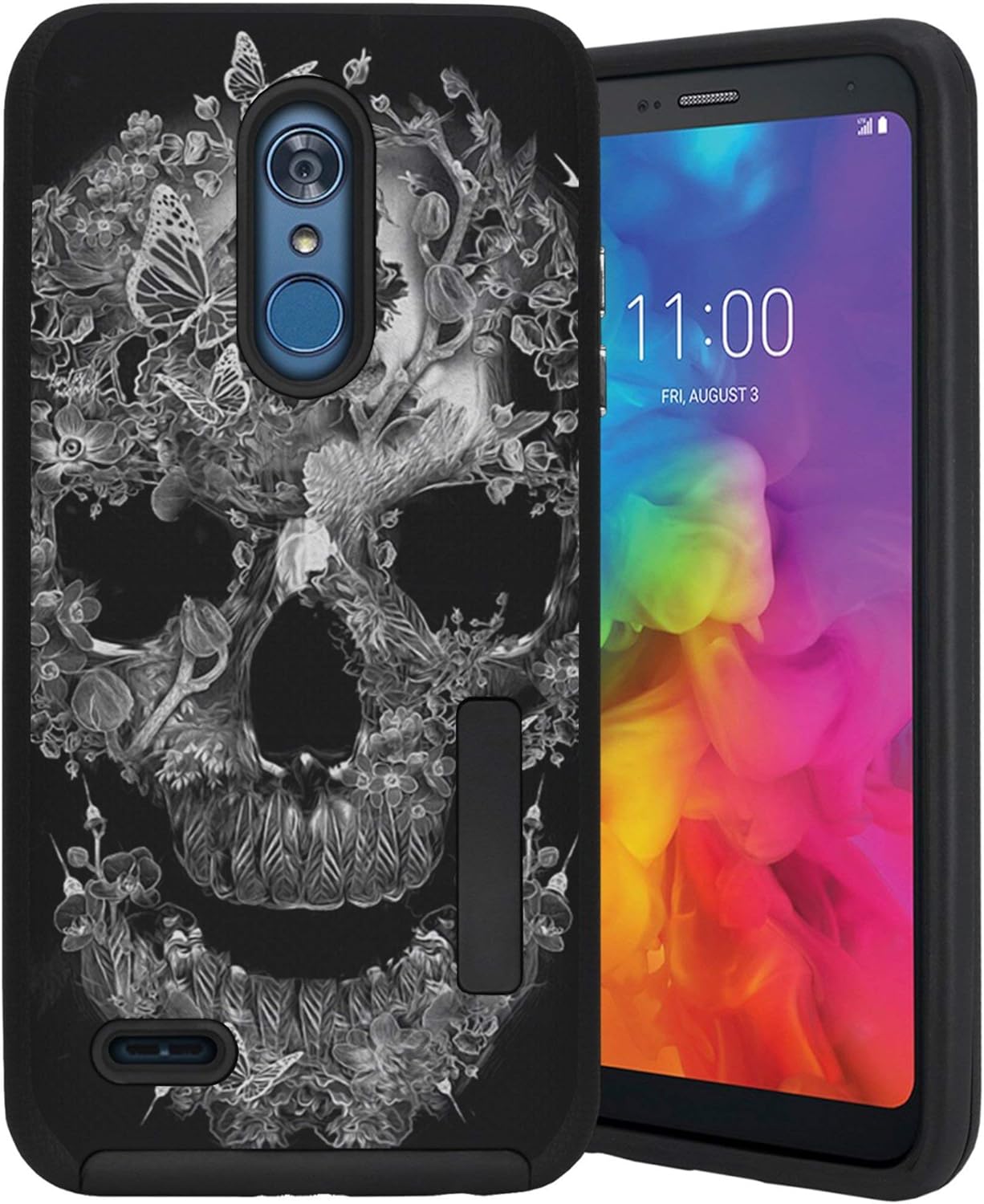 Best Lg Dynasty Tribute Phone Case With Screen Protector Skull