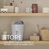 Shnuggle Ellie Bath Toy Storage Scoop Organiser Drip Tray 98% Recycled view 6