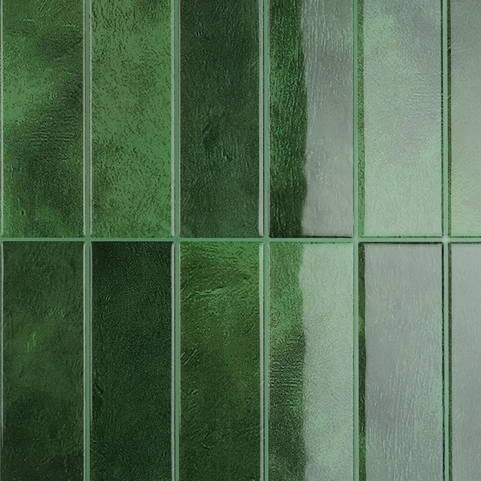Photo 1 of CRE8TIVE 4 Sheets Green Straight Linear Peel and Stick Backsplash Stick on Tiles for Kitchen Bathroom Green Wall Tile Stickers Waterproof 12"x12" Renter Friendly Self Adhesive Kitchen Backsplash Tiles