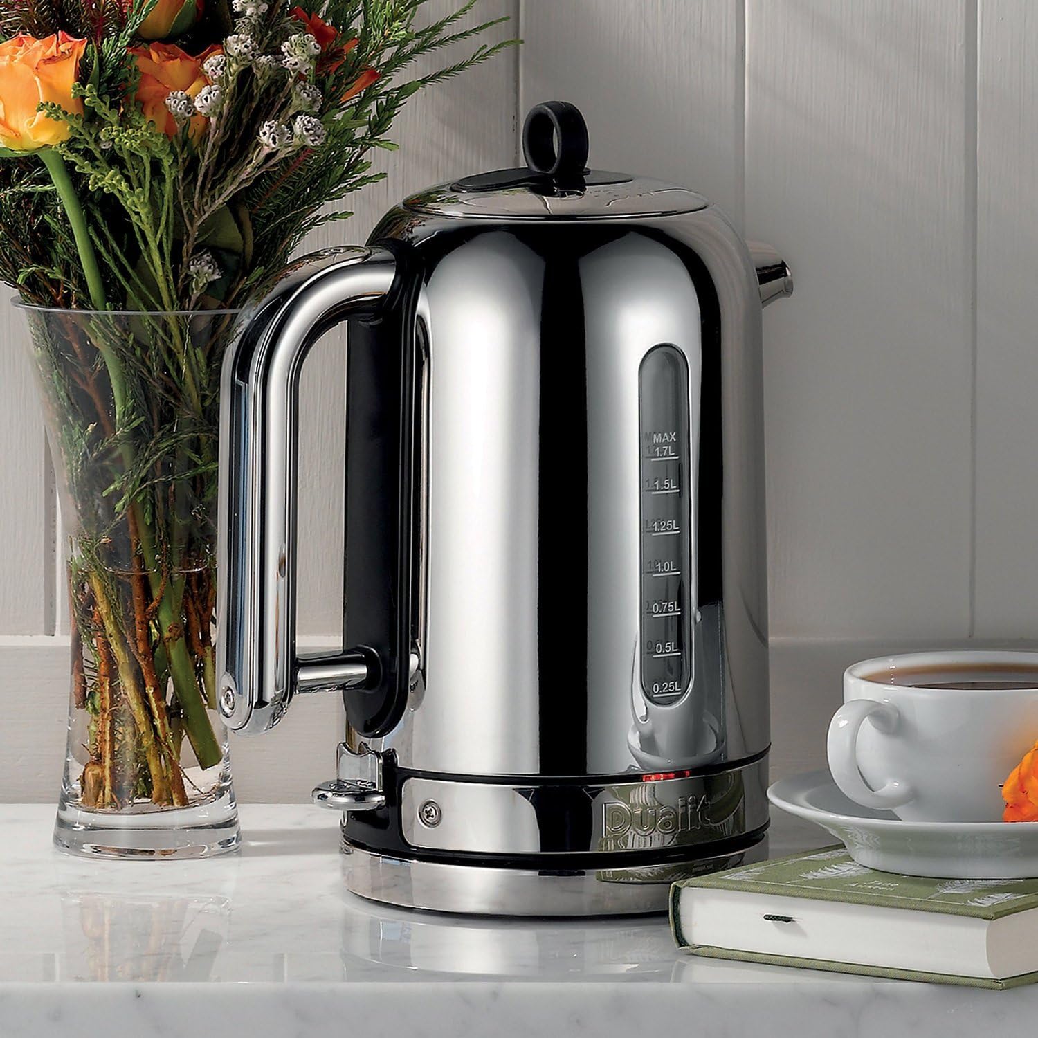 Dualit 72815 Classic Polished Rapid Boil Kettle 1.7L Extra Quiet