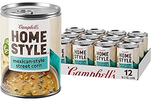 CAMPBELL'S HOMESTYLE Campbell’s Homestyle Mexican Style Street Corn Soup, 16.3 oz Can (Pack of 12)