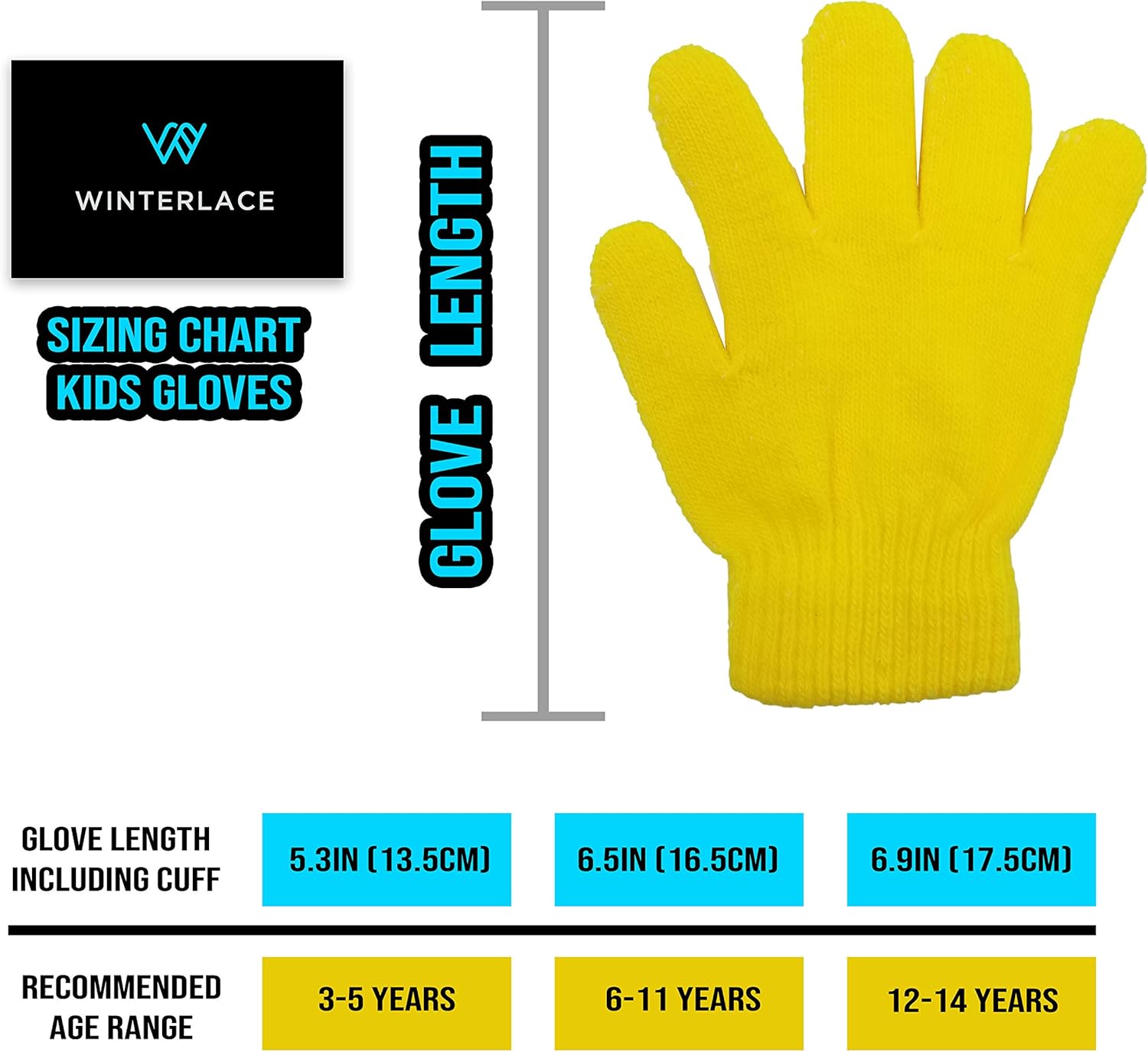 Kids Winter Magic Gloves, 12 Pairs Warm, Cute, Colorful, Stretchy Wholesale for Boys Girls, Children: Clothing