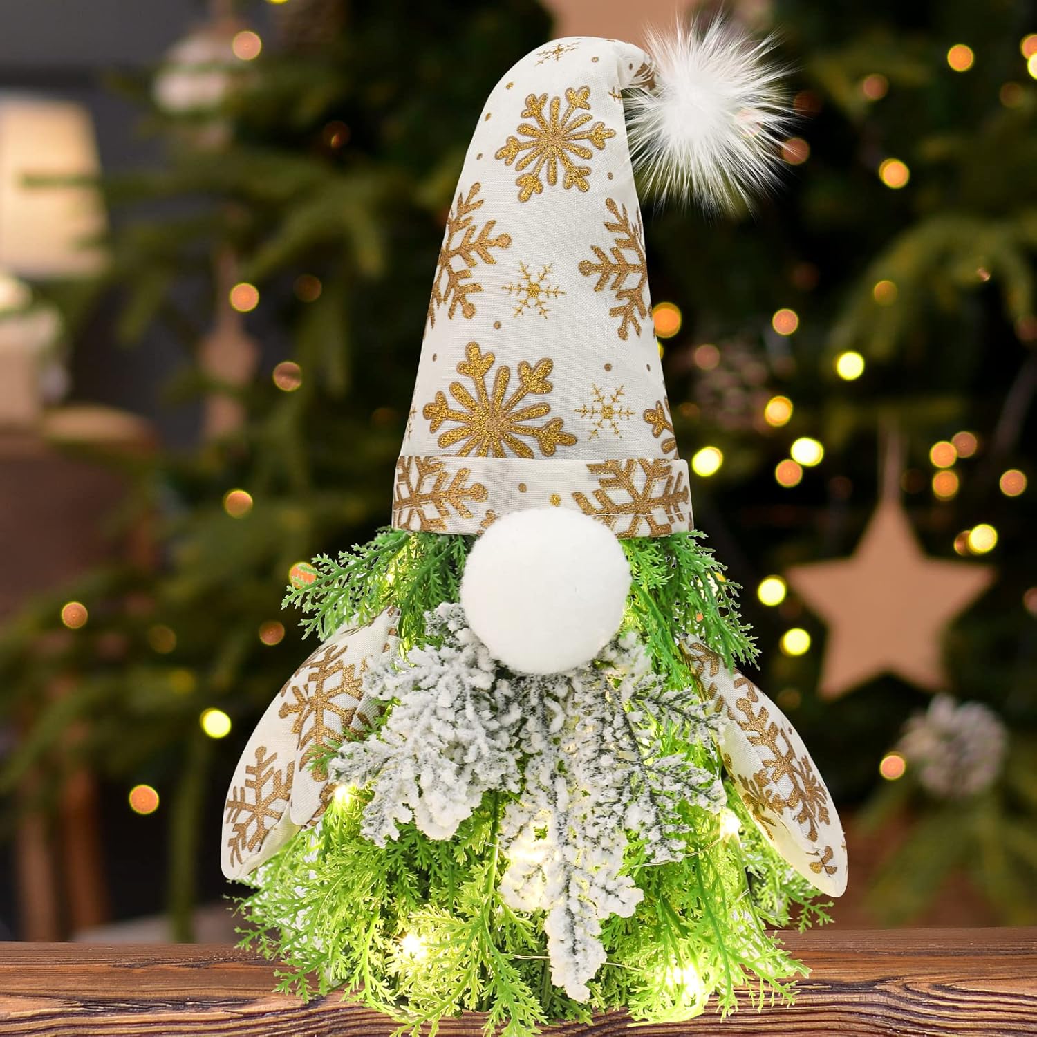 Trees - Mini Tabletop Christmas Tree with Lights - 18