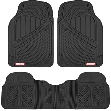 Set Of 4 Dark Gray Carpet Floor Mats - Universal Fit For Cars, Trucks & SUVs (Front & Rear)