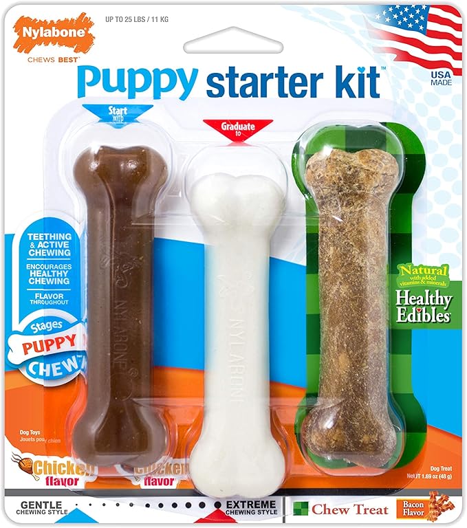 Nyla Bone Puppy Starter Kit (3 unidades) Amazon.es Productos para
