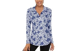 Luranee Womens UPF 50+ Long Sleeve 1/4 Zip Pullover Athletic Hiking Running Workout Tops
