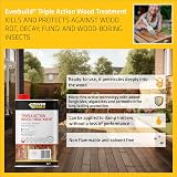 Everbuild Triple Action Wood Treatment 1 L Clear Kills Protects Preserves view 3