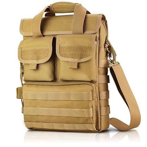 DYJ Tactical Briefcase Military Laptop Messenger Bag Shoulder Bag