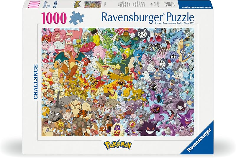 Puzzle Challenge: Pokémon - 1000 Teile Puzzle für Erwachsene