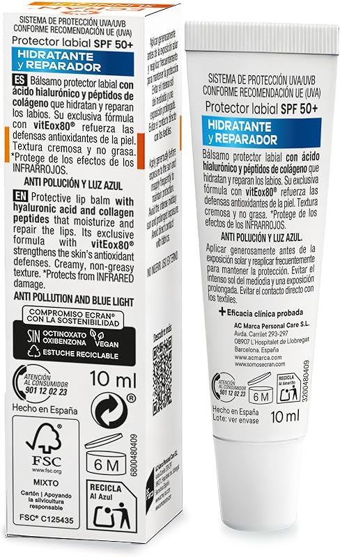 Sunnique - Bálsamo Protector Labial SPF50+ - 10 ml