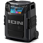 Ion Audio Tailgater XL Portable Bluetooth Party Speaker with Karaoke Microphone and Fm Radio (Renewed)
