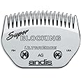 Andis 64340 Carbon-Infused Steel UltraEdge Super Blocking Large Animal Clipper Blade, Blocking, Stainless Steel