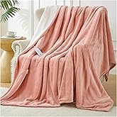 LunaHush Electric Blanket Heated Twin Size-62" x 84" Heated Blanket with 8 Heat Levels & 10 Hours Auto Off, Fast Heating Flannel Blankets Machine Washable with ETL & FCC Certified, Pink