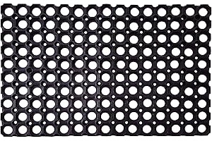 SafetyCare Interlocking Rubber Drainage Floor Mat - Anti-Fatigue - 60 x 40 cm - 12 Mats
