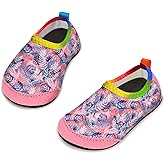 Apolter Baby Boys and Girls Swim Water Shoes Barefoot Aqua Socks Non-Slip for Beach Pool Toddler Kids