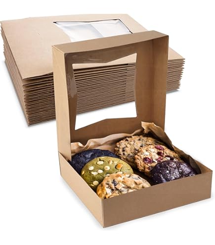 BAKELUV Lot De 25 Boîtes De Boulangerie De 20,3 X 20,3 X