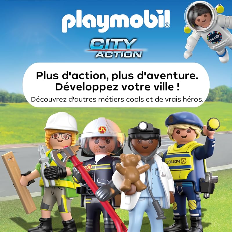 | Action Heroes | Centre de Commandement de la Police | Jouets de Police | Jouets d'aventures | Jouet pour Enfants à partir de 4 Ans | avec Figurines & Accessoires | 71873