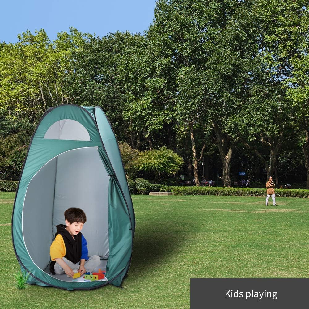 PEXMOR Portable EZ Pop UP Changing Room Tent with Carrying Bag, Perfect for Outdoor Dressing/Shower/Camping Toilet/Fishing/Beach, Backpack Shelter (Upgraded) (Upgraded): Sports & Outdoors