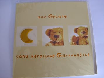 Glückwunschkarte Geschenkskarte Grusskarte Geburt Baby - 