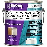Beyond Paint Furniture, Cabinets and More All-in-one Refinishing Paint Gallon, No Stripping, Sanding or Priming Needed, Bright White, 3.79 Litre (BP24)