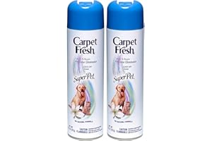 Carpet Fresh No Vacuum Foam Carpet Refresher, Super Pet 10.50 oz (Pack of 2)