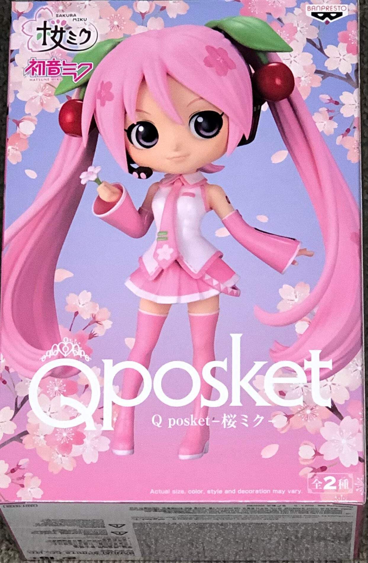 BANPRESTO - Q posket - Sakura Miku Version A Statue