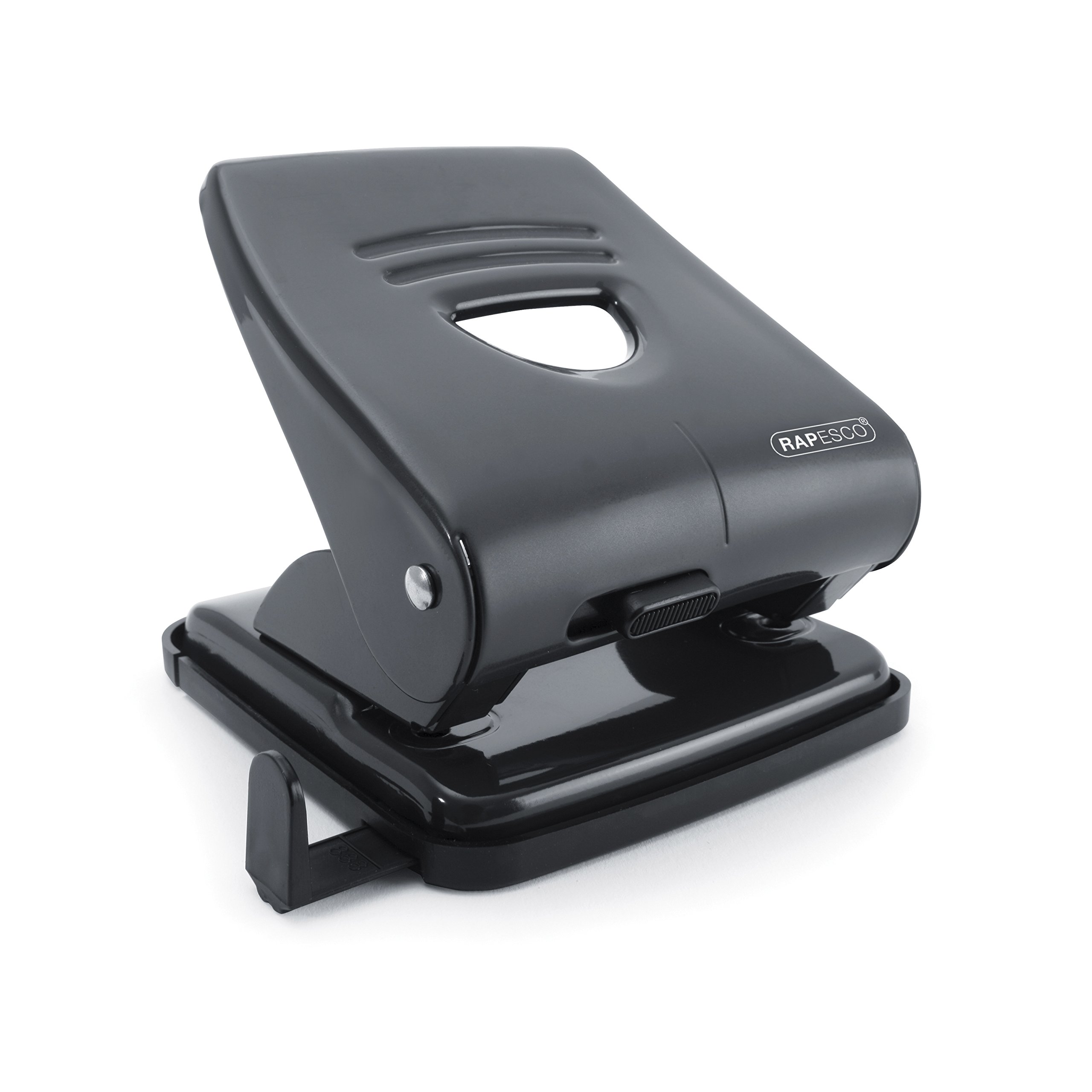Rapesco PF827AB1 827 2-Hole Metal Punch, 30 Sheet Capacity, Black — image 1