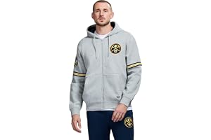 Suéter com capuz X Nba Officially Licensed Men's Full-zip Up Long Sleeve Hooded Fleece Sweatshirt GAME 7Masculino