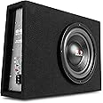 BELVA BPKG10T 600W Peak 10" Shallow-Mount Angled Amplified Loaded Subwoofer Enclosure