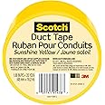 Scotch Duct Tape, 1.88 in x 20 yd, Sunshine Yellow, 1 Roll (920-YLW-C)