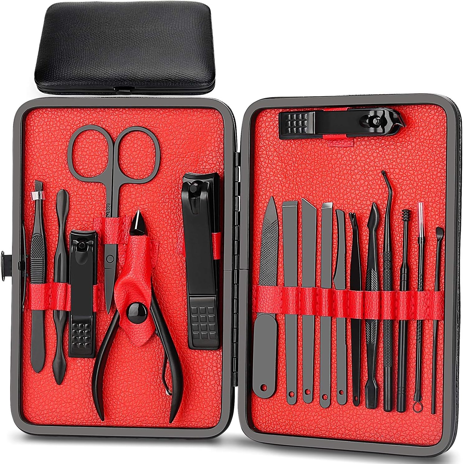 Manicura Set, Set de manicura 18 en 1, Set Manicura Acero Inoxidable