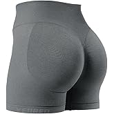 YEOREO SoftHue Workout Shorts Womens Scrunch Butt Lifting 4.5" Seamless Gym Clorisy Running Shorts