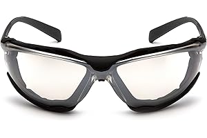 Pyramex Proximity Safety Glasses Eye Protection, Amber H2X Anti-Fog