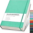 RETTACY Journaling Notebooks, A4 Lined Notebook Journal with 320 Pages, 8.5" × 11", Large Size, Notebook Journal for Work, School, Writing, Leather Softcover, 100 GSM Thick Paper (Mint)