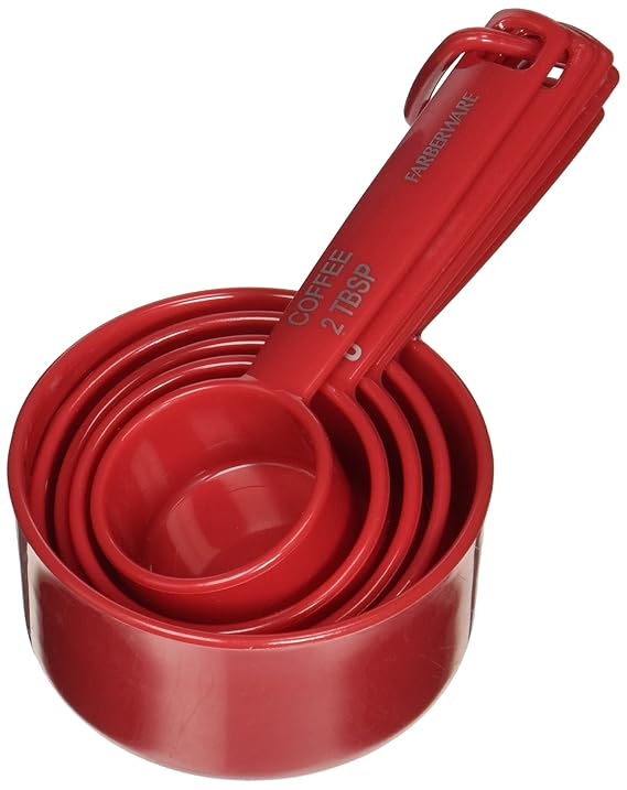 Farberware Professional Measuring Cups (Red, Set of 5