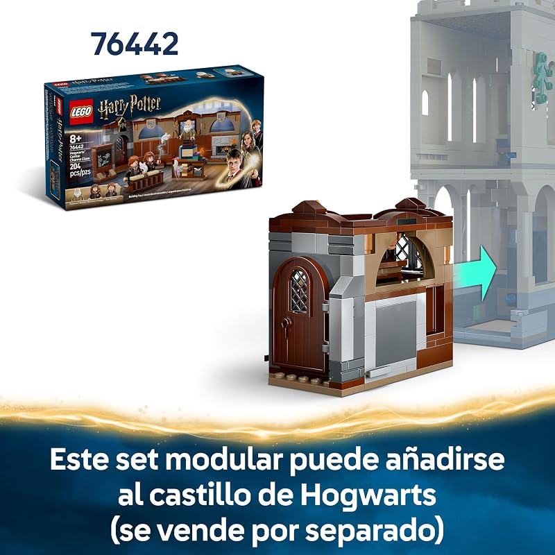 LEGO Harry Potter Castelo de Hogwarts: Aula de Voo e Quadribol com 6 Minifiguras Inc., Draco Malfoy e Professor McGonagall para Role Play, Brinquedo para Meninos e Meninas 9 Anos e Mais 76447
