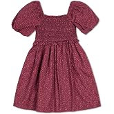 Hope &amp; Henry Girls' Organic Long Sleeve Tiered Ruffle Neck Dress | OCS