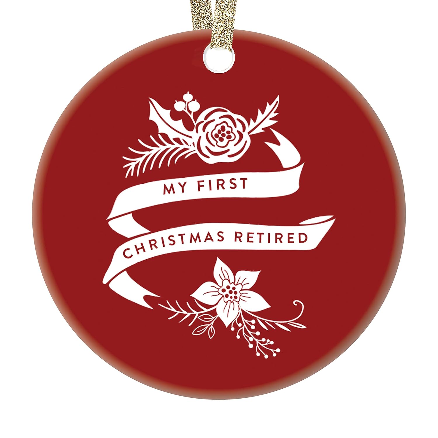My First Christmas Retired Ornament for Retirement Gift