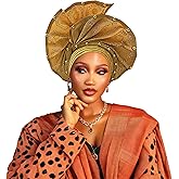Nigerian Women's hat African gele head wrap for women,auto gele Nigerian Headwear,turbans for women weddings parties event