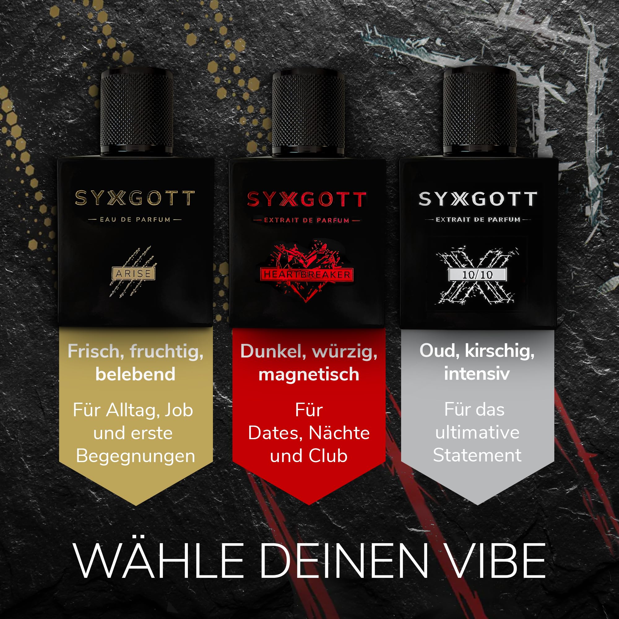 SYXGOTT ARISE Männerparfum mit Pheromon Öl | Eau de Parfum für Herren | Parfumprobe gratis | frisch und fruchtig | perfekter Frühling & Sommerduft 4