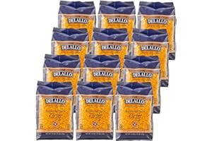 DeLallo Gluten Free Orzo Pasta, Made with Corn & Rice, Wheat Free, 12oz Bag, 12-Pack