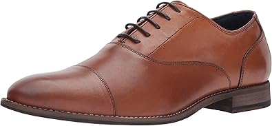 gordon rush cap toe leather oxford
